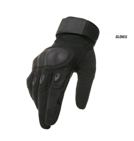 Black Tactical Army Sports Airsoft Gloves