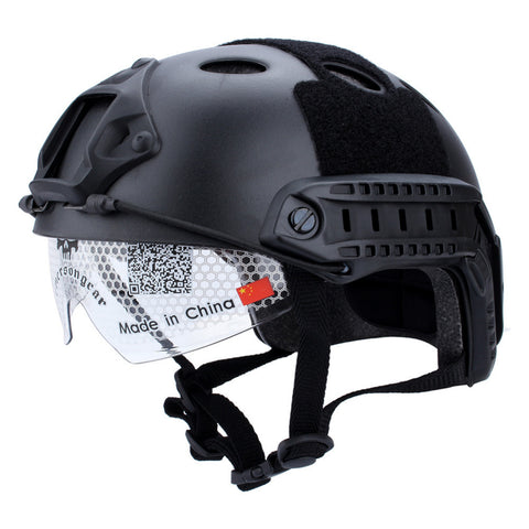 Black Military Tactical Airsoft Helmet